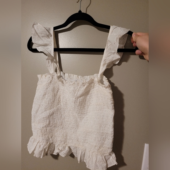 Eyelete Stretchy Top - Picture 1 of 4